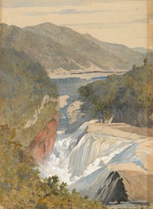 Te Reinga, Falls of the Wairoa, Hawkes Bay by J. C. Richmond